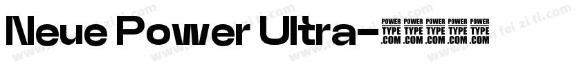 Neue Power Ultra字体转换